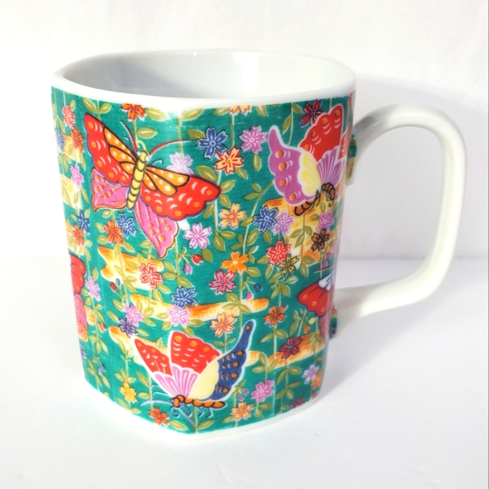 Beautiful Butterfly & Flower Coffee Mug